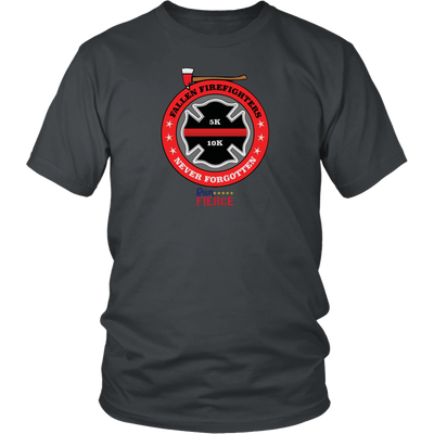 Fallen Firefighter Unisex T-shirt Dark Grey