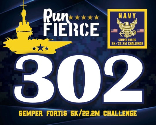 Military Series: Navy 5K/22.2 Mile Challenge Virtual Race