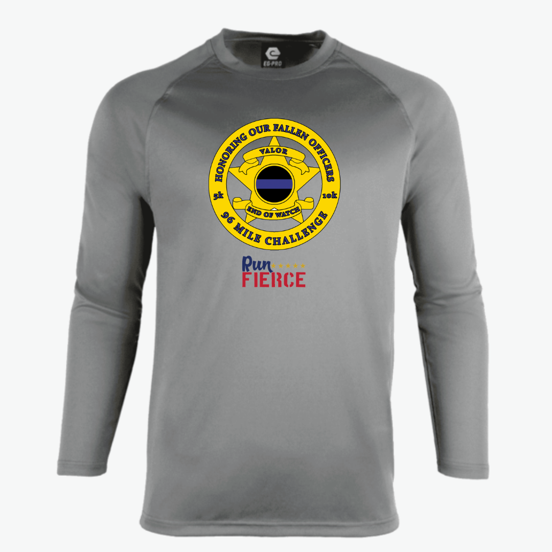 Fallen Officers 5K / 10K / 96 Miles Challenge Long Sleeve Tee