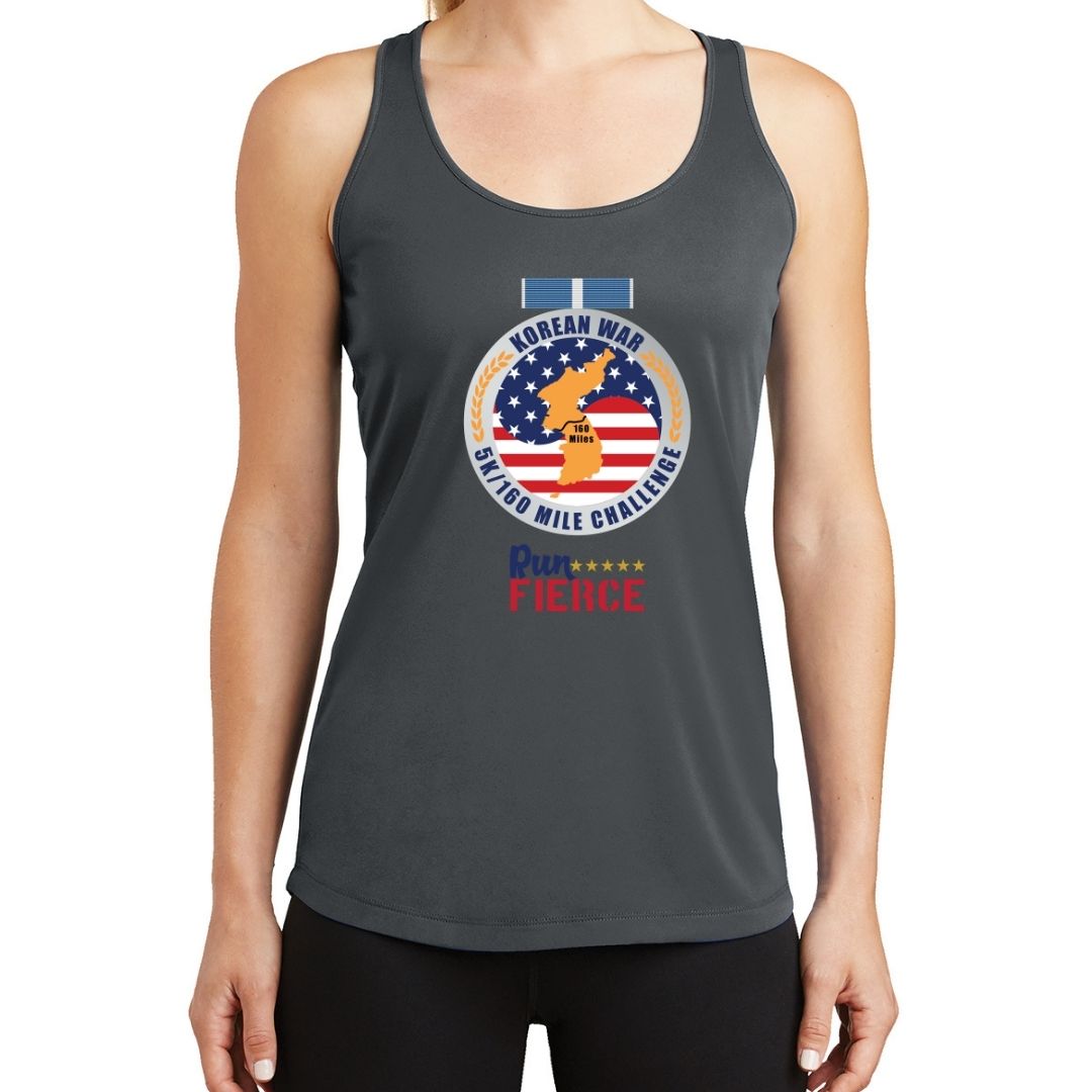 Korean War 5K/160 Mile Challenge Women's Racerback Tank