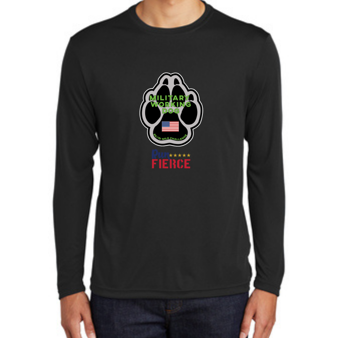 Military Working Dog 5K/70 Mile Challenge Unisex Long Sleeve Tee