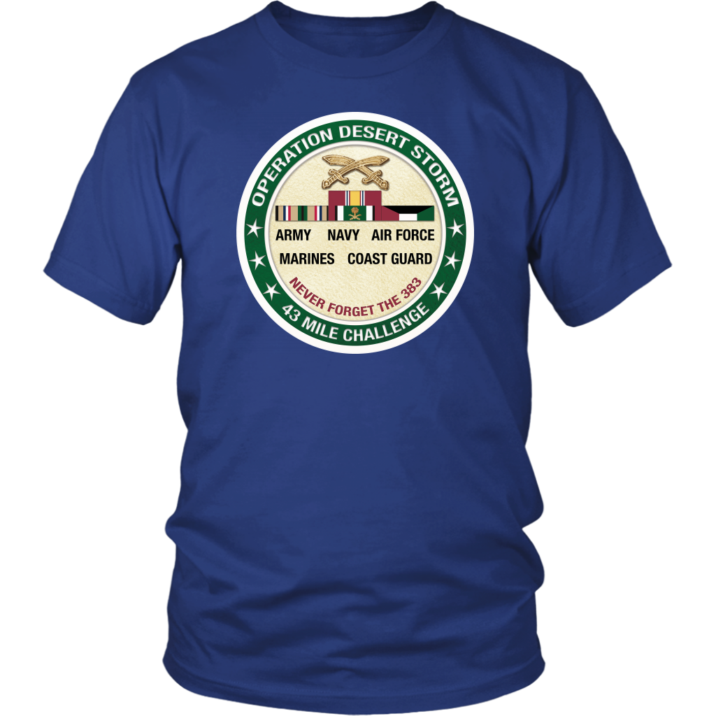 Operation Desert Storm Unisex T-Shirt Royal Blue Color