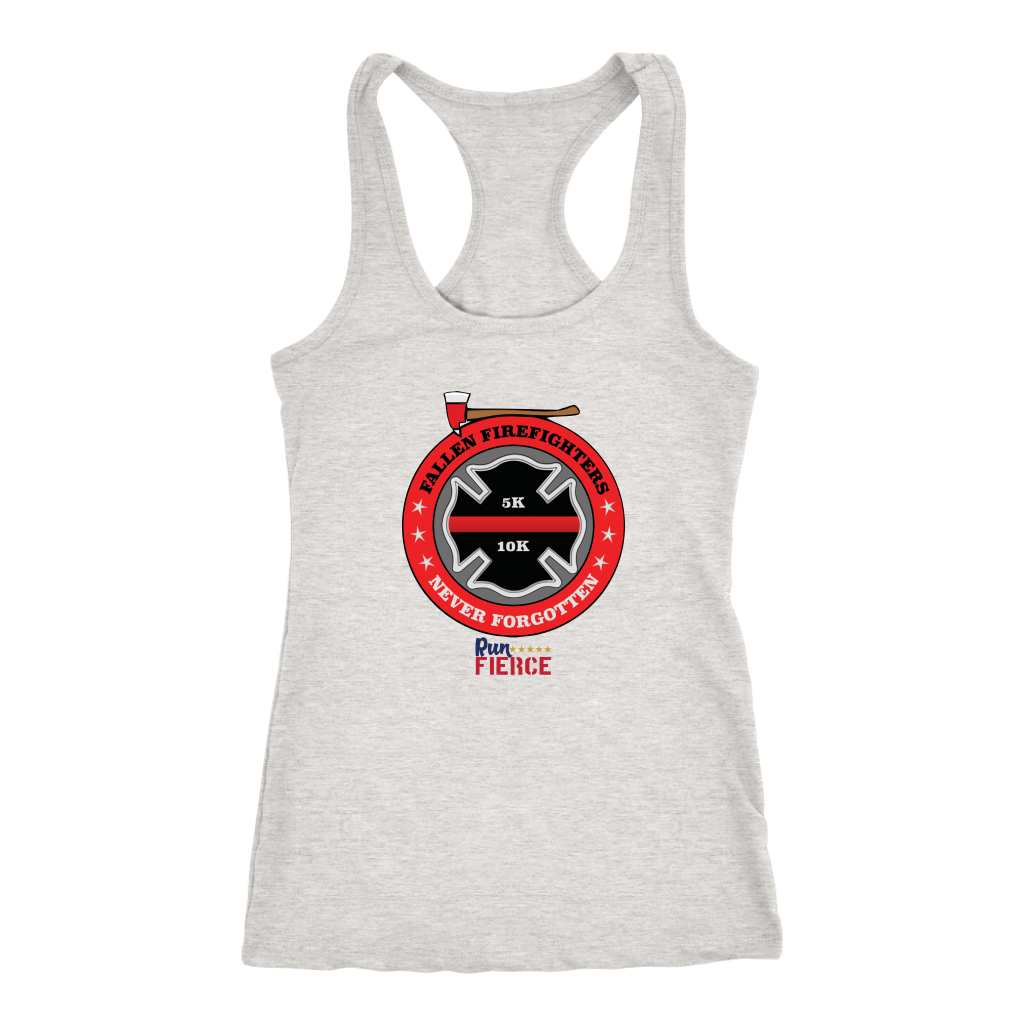 Fallen Firefighters 5K/10K Virtual Race Racerback Womens Tank