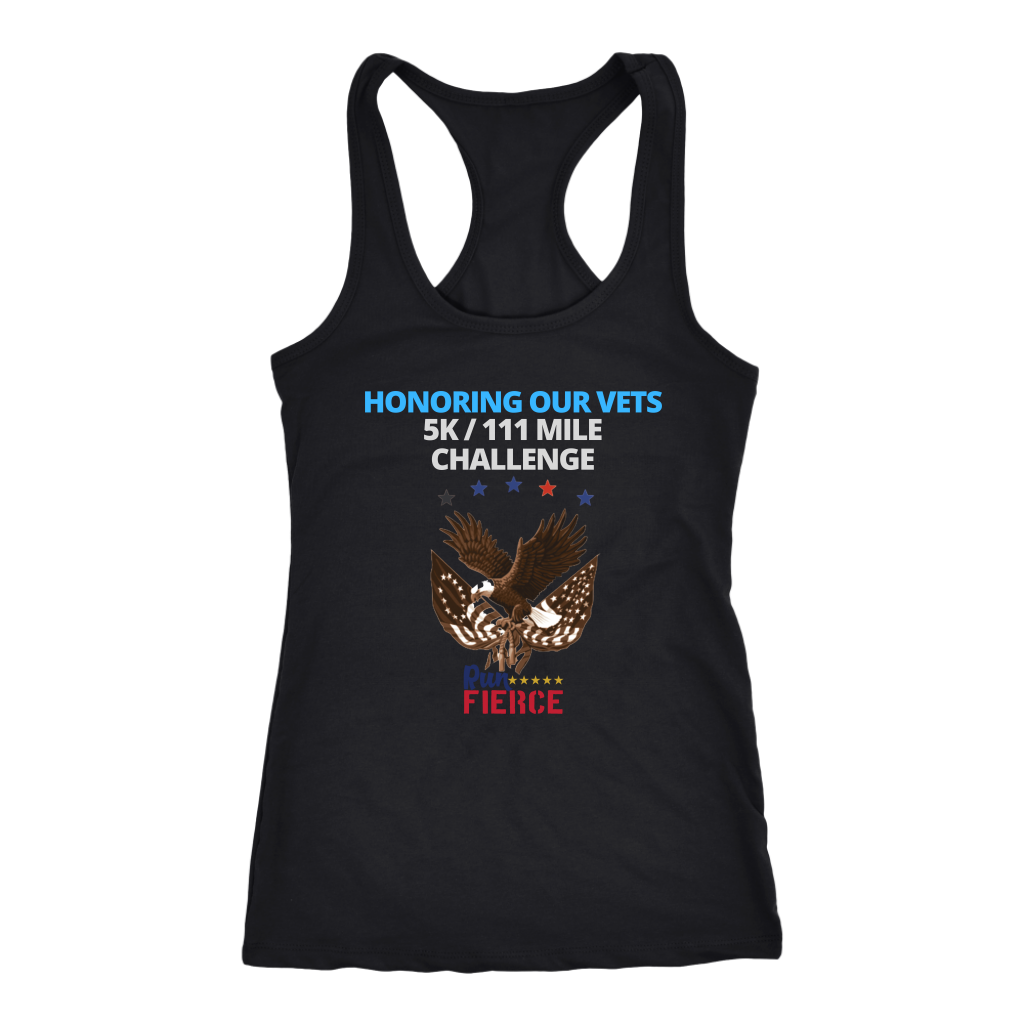 Honoring Our Veterans Racerback Womens Tank