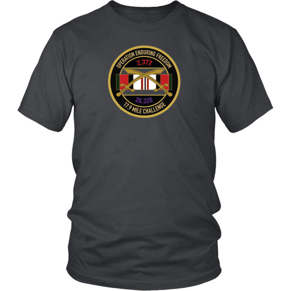 Afghanistan War/Operation Enduring Freedom 17.9 Mile Challenge Unisex T-Shirt